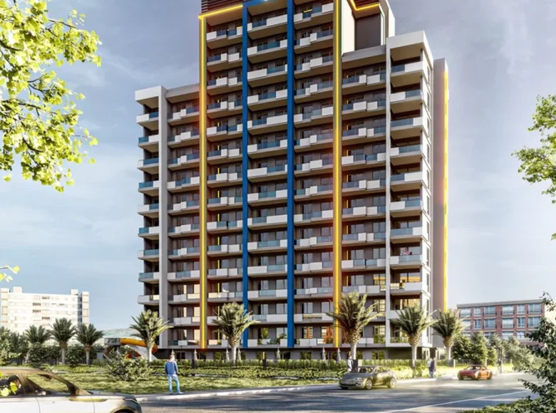 Mieszkanie 2 pokoi 53 m² Mezitli, Turcja