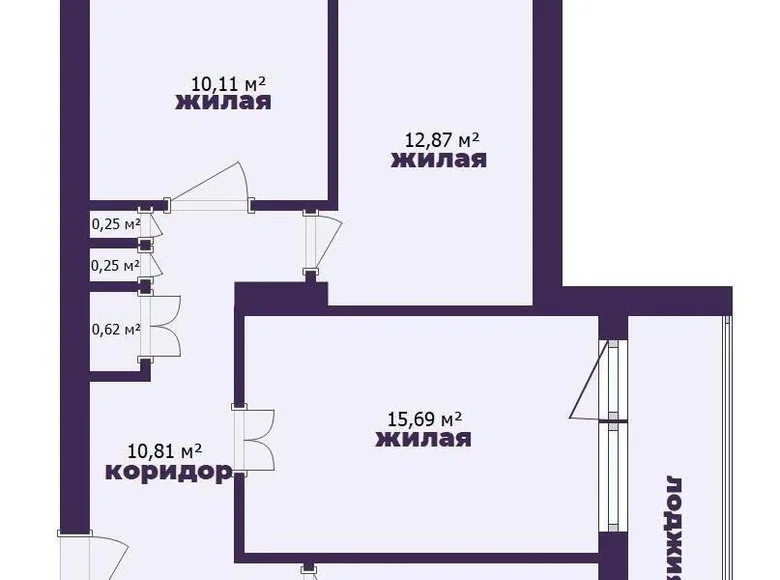 Apartamento 3 habitaciones 63 m² Minsk, Bielorrusia