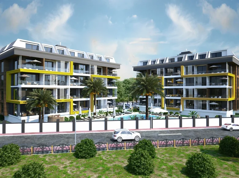Квартира 2 комнаты 43 м² Аланья, Турция