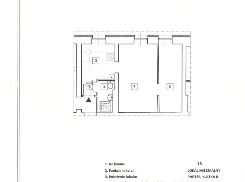 Квартира 2 комнаты 35 м² Познань, Польша