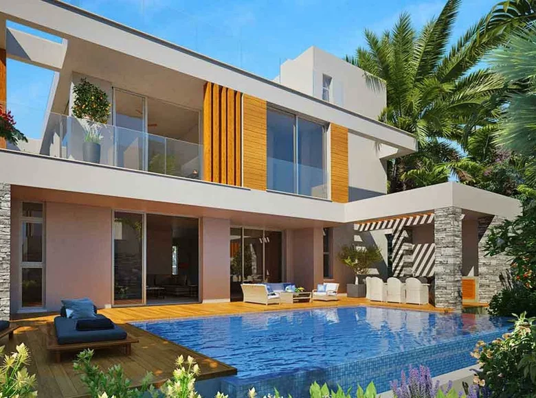 Residential complex New complex of villas close to the sea and the tourist area of Paphos, Cyprus