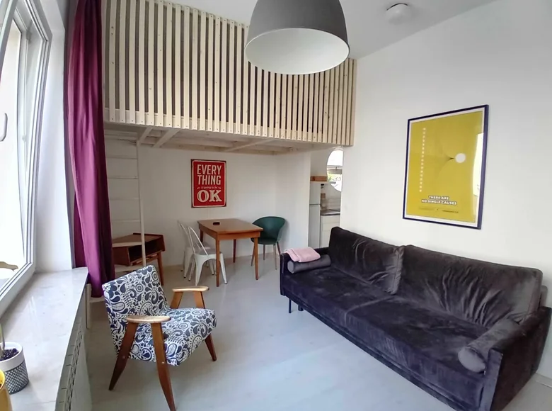 1 room apartment 28 m² in Warsaw, Poland