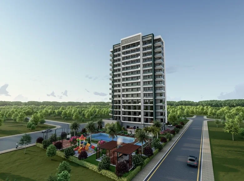 Mieszkanie 2 pokoi 60 m² Mezitli, Turcja