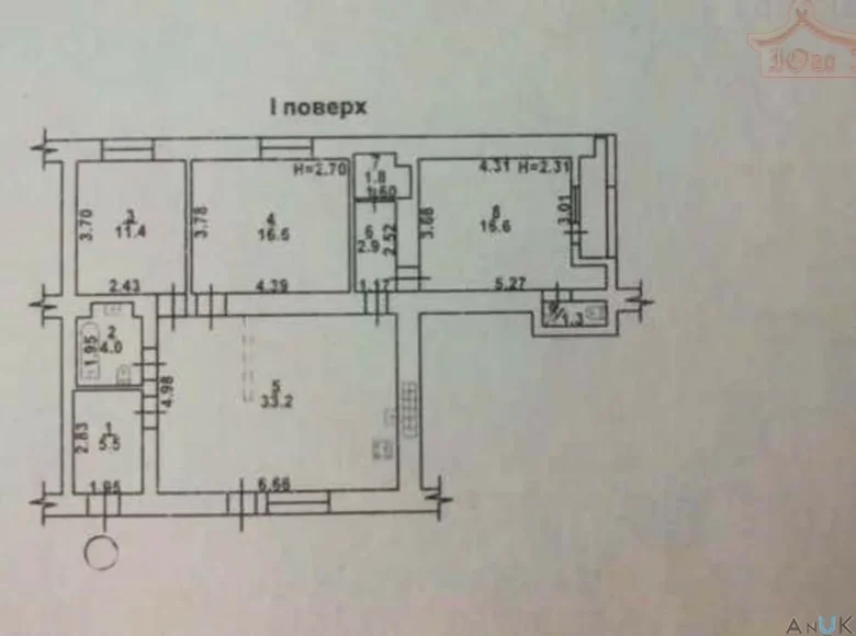 3 room apartment 100 m² Odesa, Ukraine