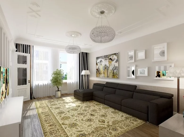 Appartement 4 chambres 115 m² Riga, Lettonie
