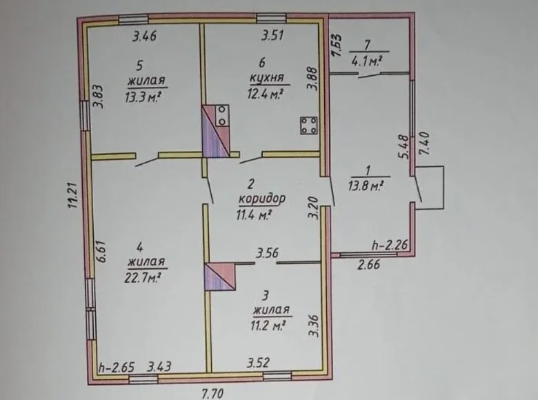 Haus 71 m² Malasavinski siel ski Saviet, Weißrussland