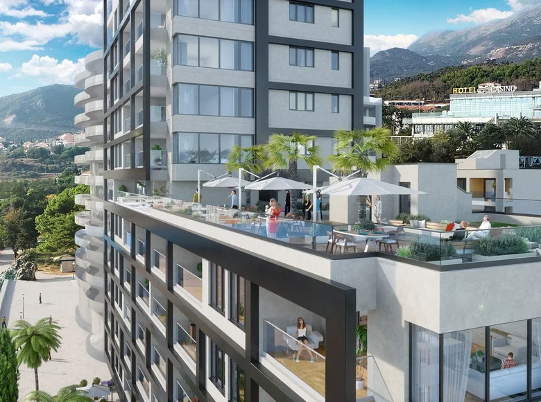 Mieszkanie 1 pokój 52 m² Boreti, Czarnogóra