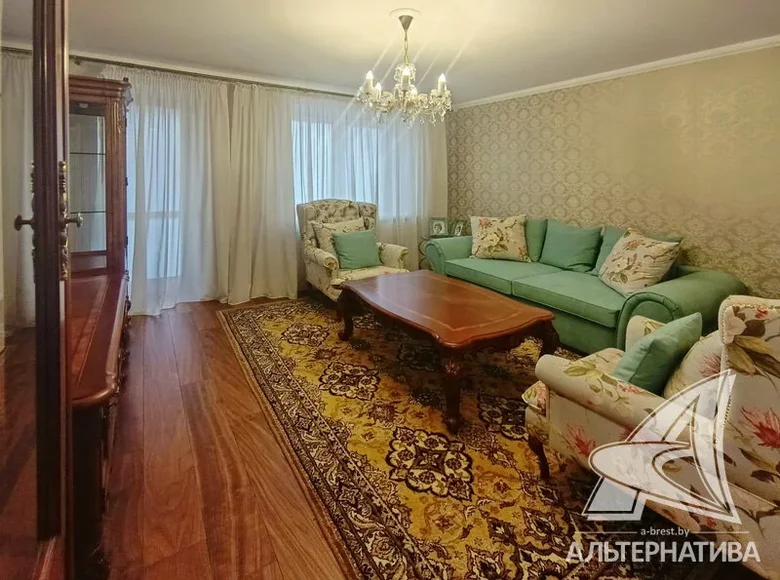 Квартира 2 комнаты 55 м² Брест, Беларусь