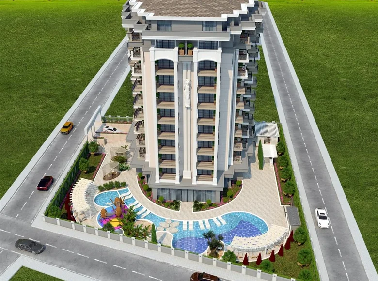 Квартира 2 комнаты  Оба, Турция
