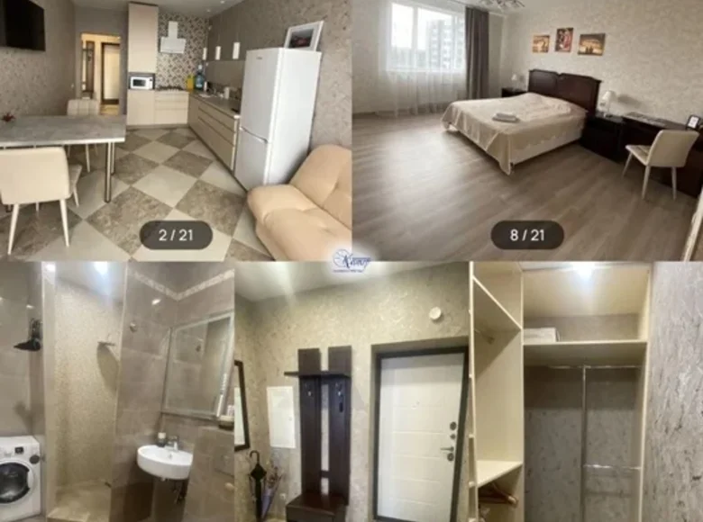 Apartamento 1 habitación 45 m² en Kaliningrado, Rusia