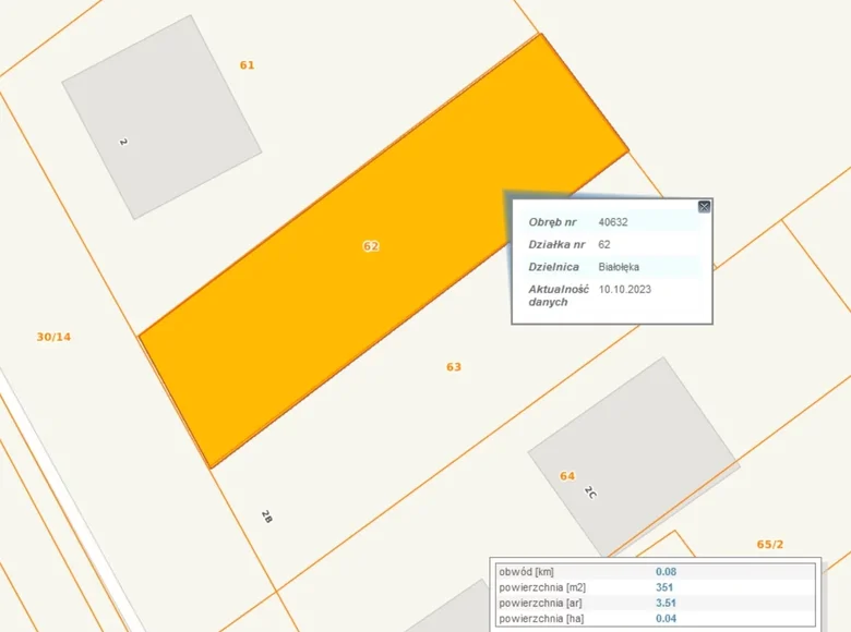 Land 350 m² Warsaw, Poland