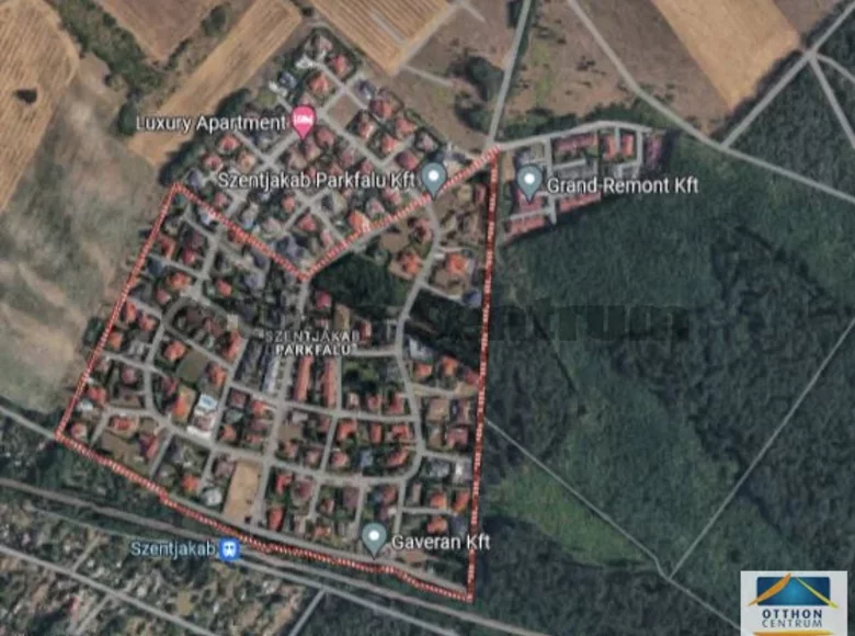 Land 5 170 m² Mogyorod, Hungary