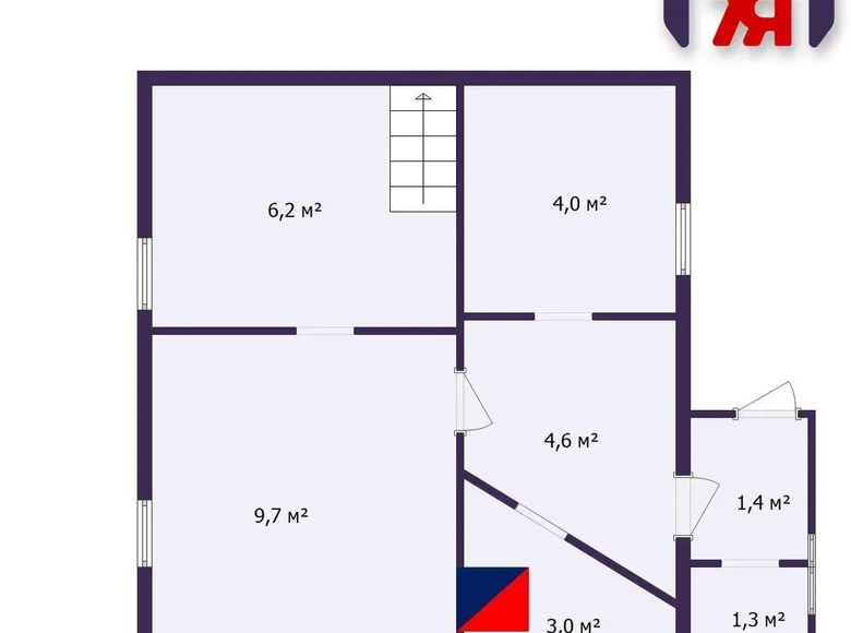 Дом 36 м² Пересадский сельский Совет, Беларусь