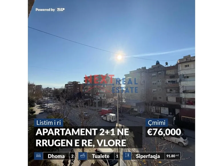 Mieszkanie 3 pokoi 72 m² Albania, Albania