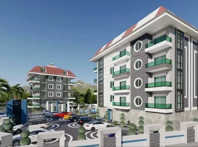 Mieszkanie 2 pokoi 64 m² Alanya, Turcja