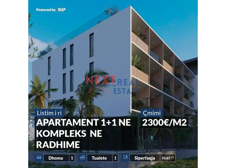 Appartement 2 chambres 64 m² Radhime, Albanie