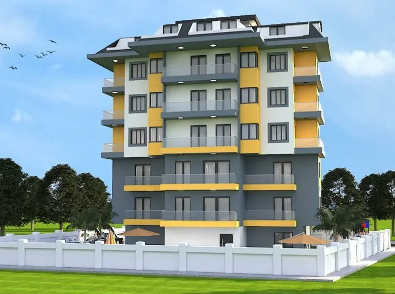1 bedroom apartment 57 m² Alanya, Turkey