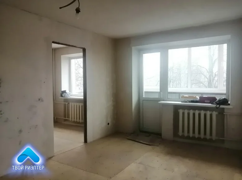 Mieszkanie 2 pokoi 44 m² Rzeczyca, Białoruś