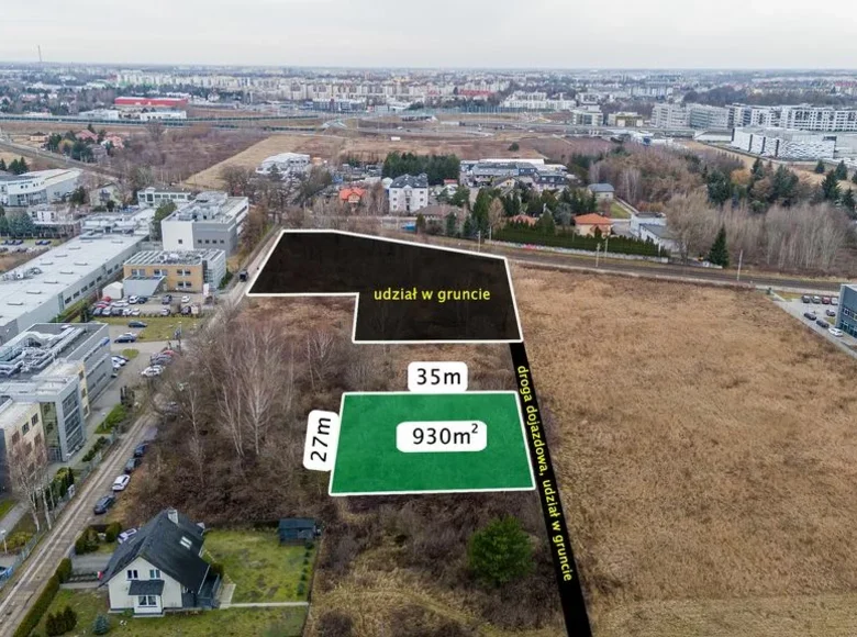 Land 930 m² Warsaw, Poland