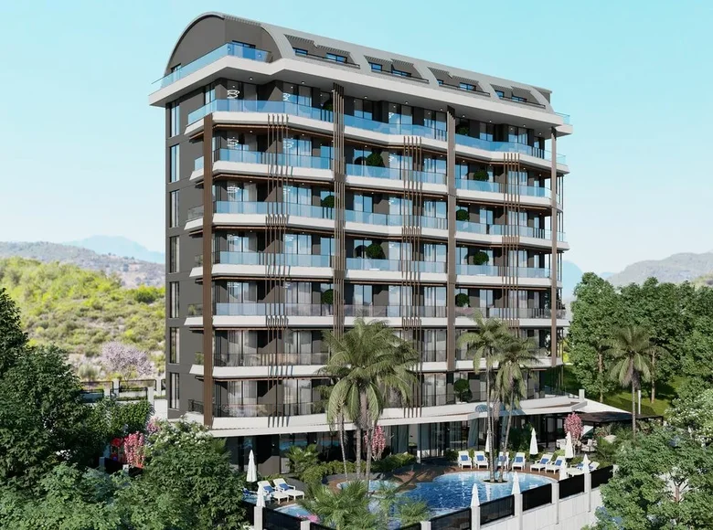 1 bedroom apartment 56 m² Yesiloez, Turkey