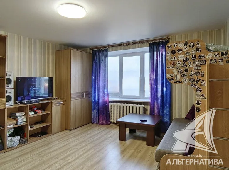 Квартира 1 комната 34 м² Жабинка, Беларусь