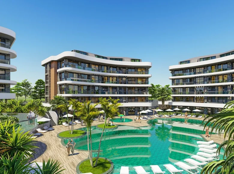 1 bedroom apartment 60 m² Alanya, Turkey