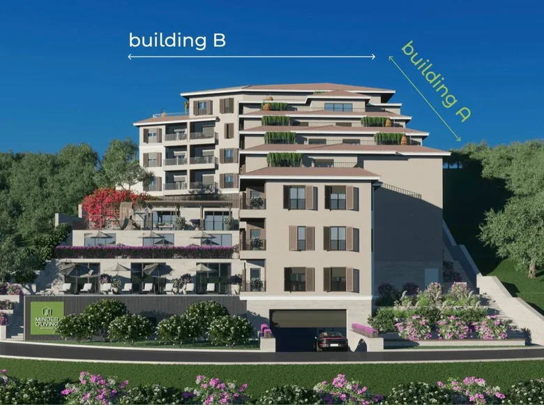 Mieszkanie 2 pokoi 43 m² Boreti, Czarnogóra