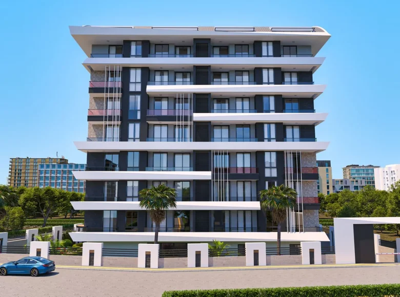 Mieszkanie 2 pokoi 59 m² Alanya, Turcja