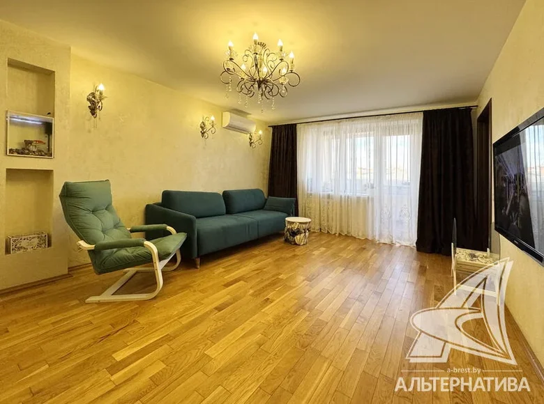 Mieszkanie 3 pokoi 78 m² Brześć, Białoruś