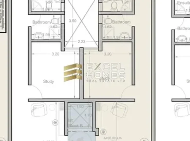 Apartamento 3 habitaciones  Paola, Malta