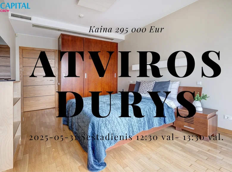 Mieszkanie 2 pokoi 82 m² Wilno, Litwa