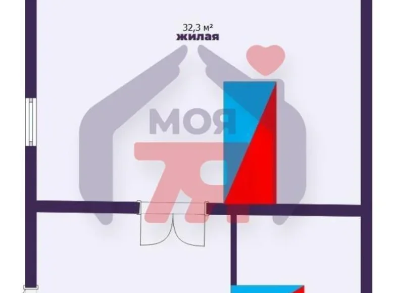 Dom 53 m² Metcanski selski Savet, Białoruś