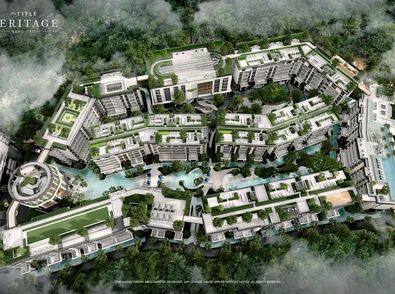 Apartamento 1 habitación 60 m² Choeng Thale, Tailandia