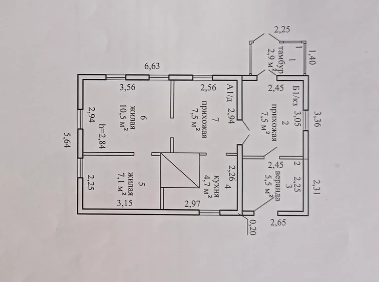 Haus 45 m² Mahiljou, Weißrussland