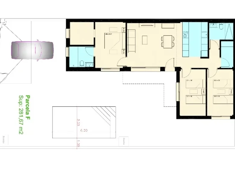 Casa 4 habitaciones 117 m² Almoradi, España