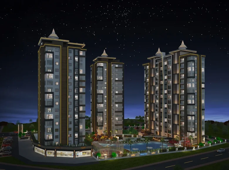 Mieszkanie 6 pokojów 220 m² Mezitli, Turcja