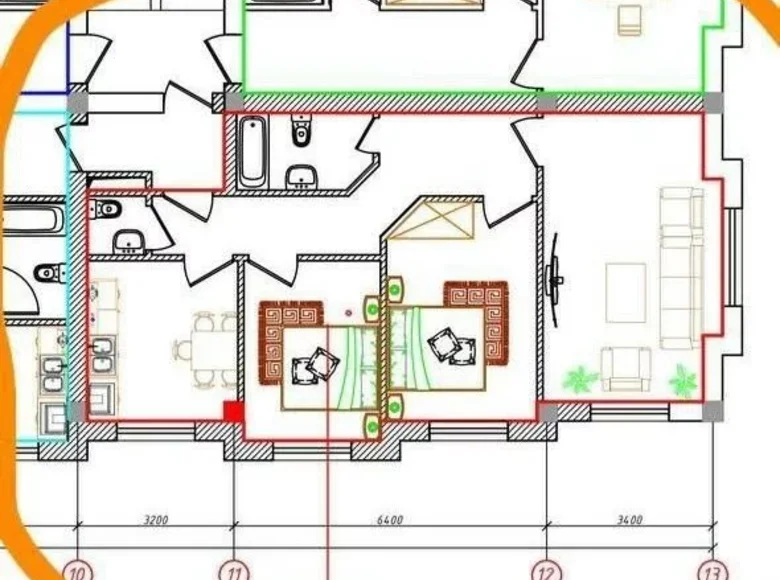 Квартира 3 комнаты 76 м² Ханабад, Узбекистан