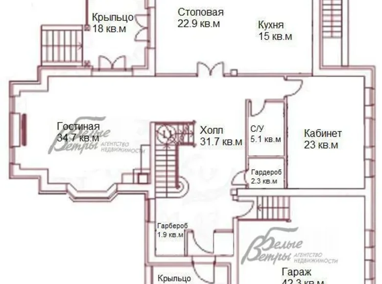 House 10 rooms 500 m² Novomoskovsky Administrative Okrug, Russia