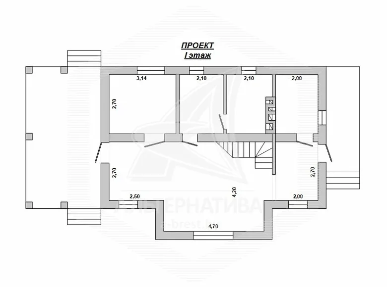 House 123 m² Recycki sielski Saviet, Belarus