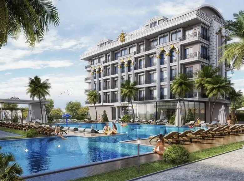 Mieszkanie 3 pokoi 100 m² Alanya, Turcja