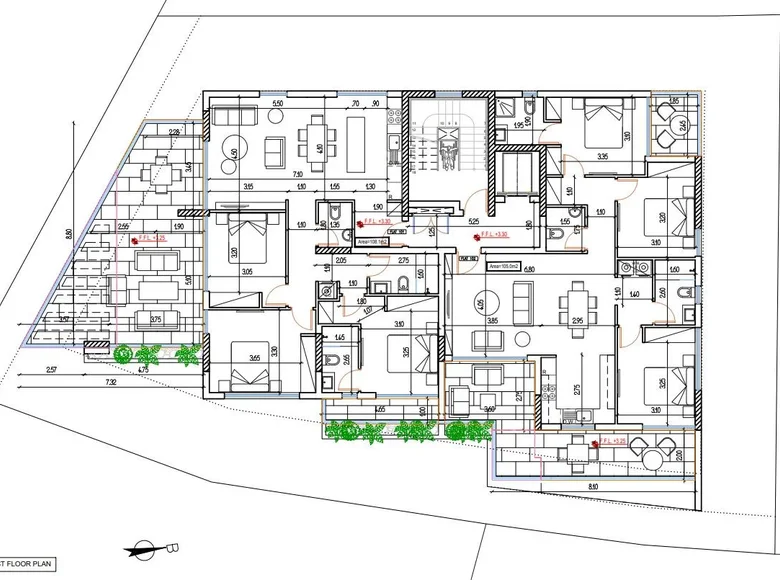 Appartement 3 chambres 132 m² Aradippou, Bases souveraines britanniques