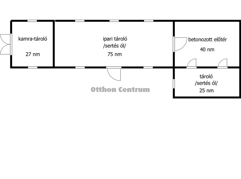 Commercial property 130 m² in Kisvarda, Hungary