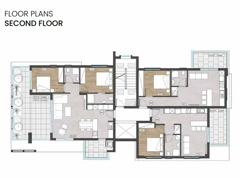 Appartement 2 chambres 105 m² Ypsonas, Chypre