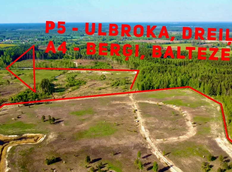 Land 336 199 m² Tinuzu pagasts, Latvia