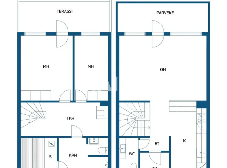 Wohnung 3 zimmer 81 m² Verwaltungsgemeinschaft Helsinki, Finnland