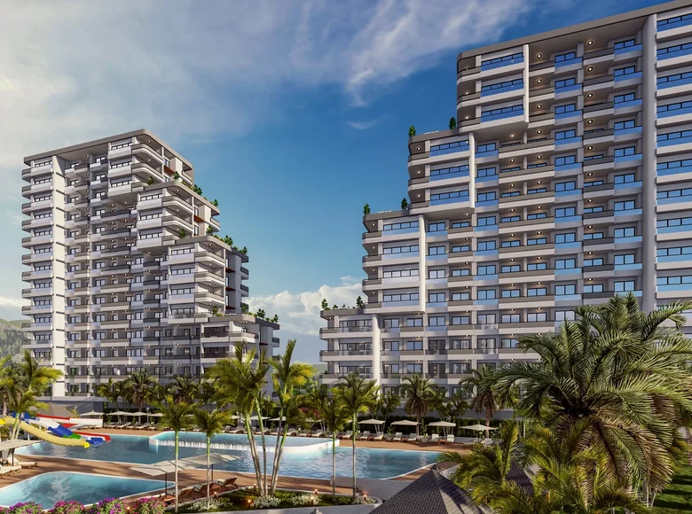 1 bedroom apartment 65 m² Akdeniz, Turkey
