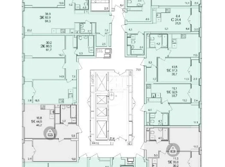 Квартира 26 м² Ankudinovka, Россия