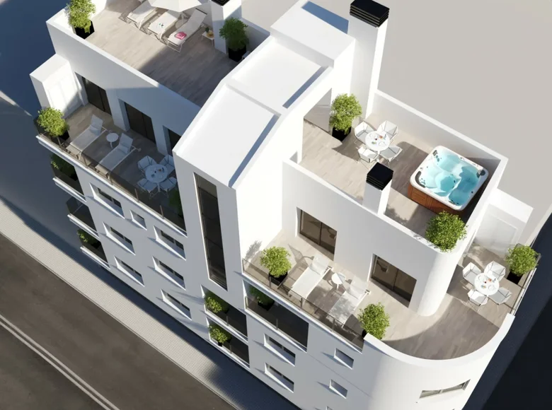 Mieszkanie 1 pokój 52 m² Torrevieja, Hiszpania