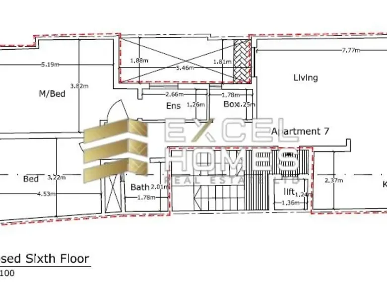 1 bedroom apartment  Sliema, Malta