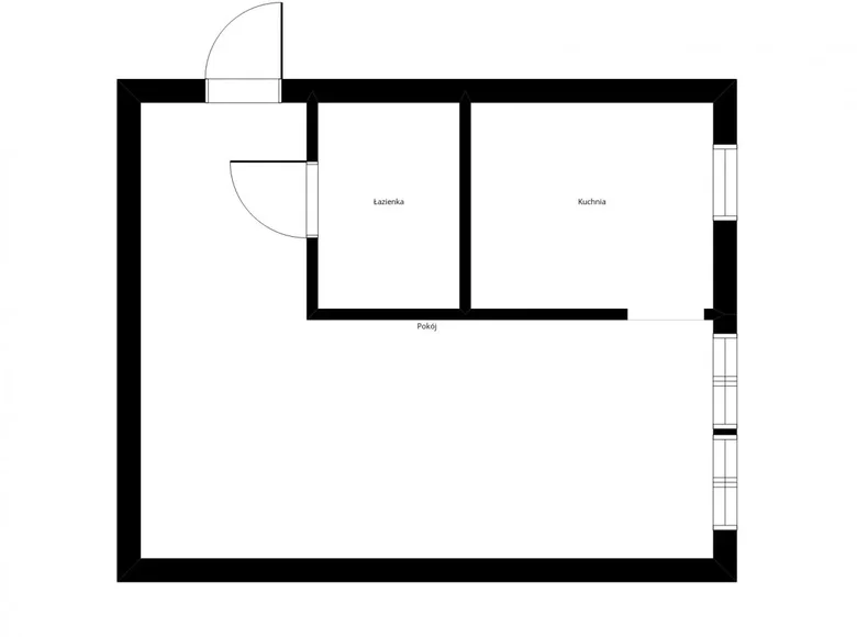 Apartamento 1 habitación 26 m² Poznan, Polonia